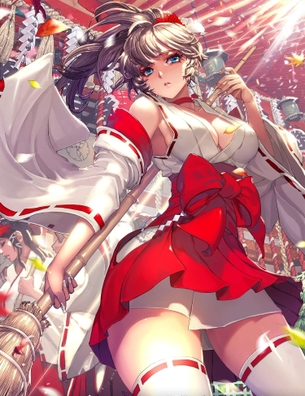 【二次元】可愛い巫女さんのエロ画像 Part.11 50枚