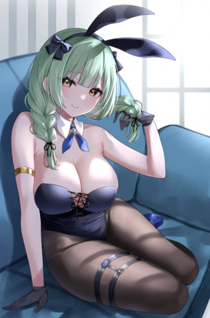 【非・微エロ】木曜日の緑髪美少女画像まとめ　その２００