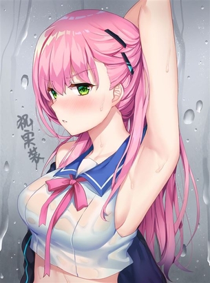 【ワキ】脇フェチのための二次元エロ画像＆イラスト Part76