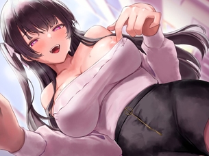 【胸チラ】チラ見えするおっぱいがエロすぎる女の子の二次エロ画像 その4