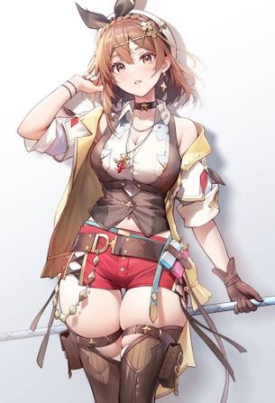 【二次エロ】ライザのアトリエ、ライザリン・シュタウトちゃんのムチムチふともも画像まとめNo.14【20枚】