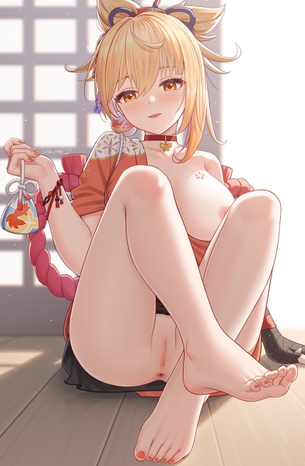 【原神】エッチなお祭りお姉さん宵宮ちゃんのエロ画像！　その６