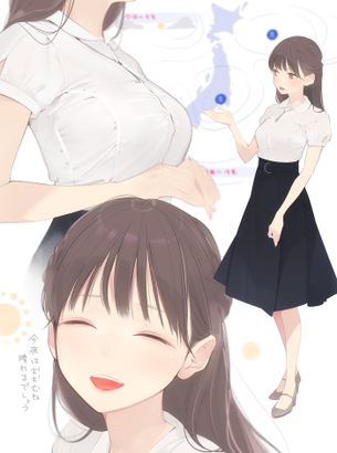 【画像】お前らが好きそうなエロい体の、デカ乳大人のお姉さんの二次画像まとめ