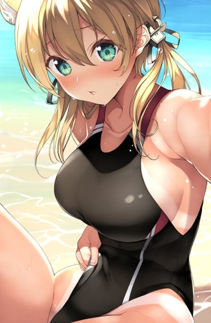 【二次】競泳水着を着た女の子の画像　その２１