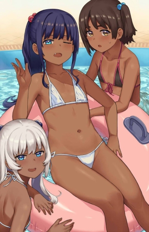 【二次】褐色肌・日焼け女子画像　その２９