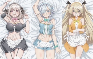 『スパイ教室』リリィとモニカとエルナのえっちすぎるメイド服姿ではだけてるエロ抱きまくら！