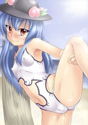 【東方Project】二次元の世界に行って比那名居天子とめっちゃハメハメしたいと思わせるエロ画像まとめ