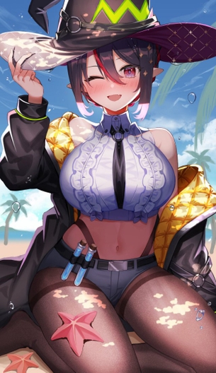【黒スト】ショートパンツやホットパンツに黒タイツを履いた女の子の画像