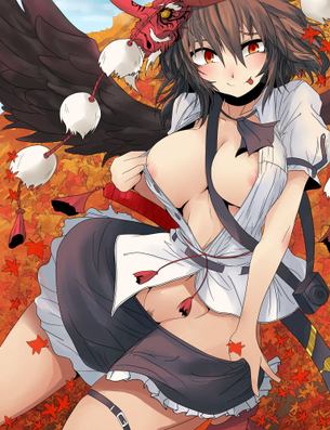【東方Project】豊乳の神速ブンヤｗ 射命丸文エロ萌え画像集【二次エロ画像】