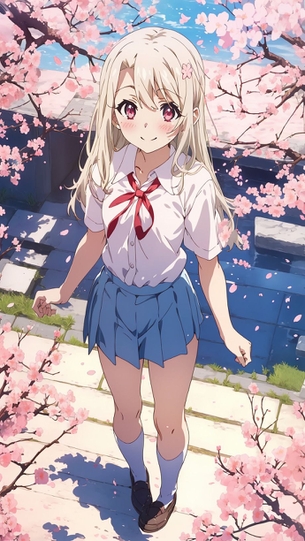 『stable-diffusion』「プリズマ☆イリヤ」イリヤちゃんのAIエロ画像を大量作成 その1