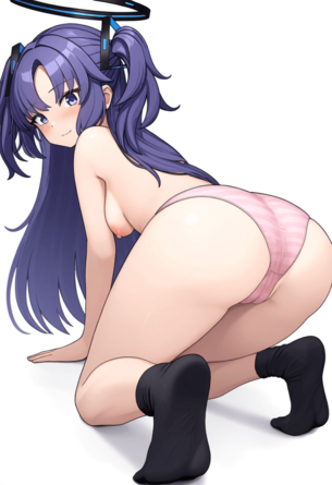 [ブルアカ][エロ画像]早瀬ユウカの下着姿で欲情したよ～♪