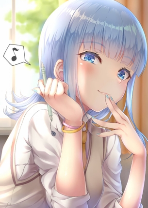 【非・微エロ】水曜日の青髪美少女画像まとめ　その２０５