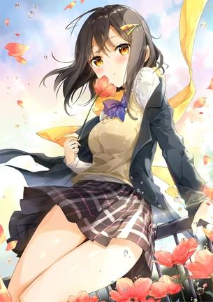 【非・微エロ】月曜日の黒髪美少女画像まとめ　その２０５