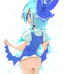 エロ画像】スカートをたくしあげてエッチな部分を見せてくれてるエロ画像ください