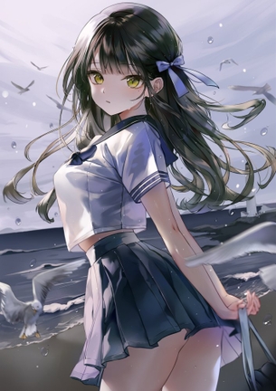 【二次】黒髪女子画像　その５０