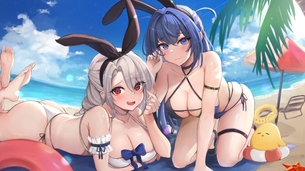 【二次元】水辺に映えるエロ画像 Part.2 50枚