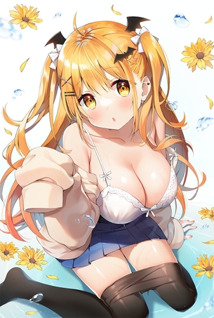 【二次】エッチで可愛いブラジャーを付けた女の子のエロ画像 Part５５