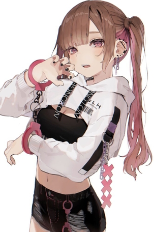 【二次】耳にピアスをしてる女の子の画像