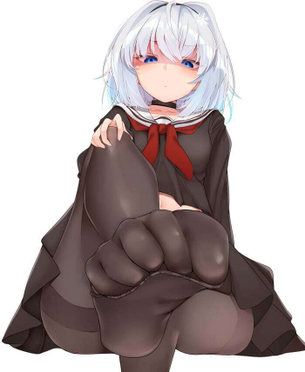 [りゅうおうのおしごと!][エロ画像]空銀子(そらぎんこ)の黒パンストのつま先をフェチったよ♪