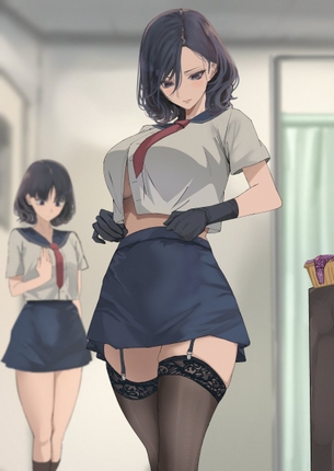 【２次】ガーターベルトを着用した女の子のエロ画像その５７