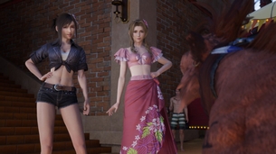 『FF7リバース』ティファ&エアリスの水着が話題「たまらん」