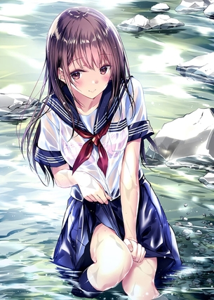 【二次元】服が透け透けになっている美少女達のエロ画像 Part.11 50枚
