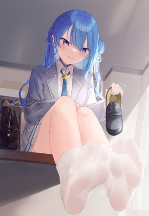 青い髪のキャラ、女の子の二次エロ画像 Part２１