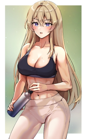 【２次】おっぱいの谷間が素敵な女の子のエロ画像その１２９