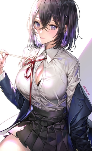 【二次元】魅力的なおっぱいをしている美少女のエロ画像 Part.14 50枚