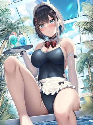 【二次】メイド女子画像　その４５