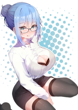 【２次】青髪の可愛い女の子のエロ画像その２７