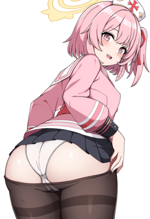 [ブルアカ][エロ画像]鷲見セリナと黒パンストをフェチったよ～♪