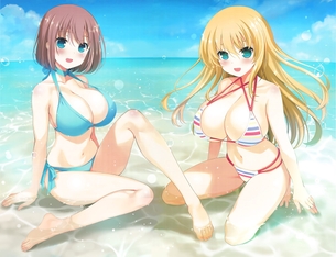 【咲-Saki-】履いてないヒロインたちのエロ画像 トータル45弾目