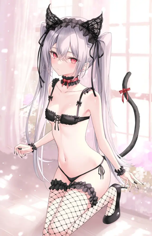 ツインテールの二次エロ画像を愛でる。