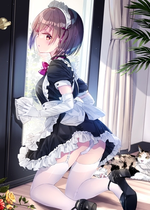 【２次】ガーターベルトを着用した女の子のエロ画像その５５