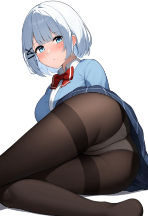[たんもし][エロ画像]シエスタのエッチなパンストに男性器がフル勃起したよ～♪