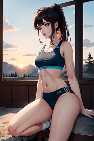 【二次元】スポーティな女の子のエロ画像 Part.2 50枚 スポコス