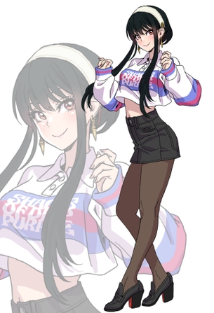 【画像】スパイファミリーのヨルさん、年甲斐もなくエッチな格好をしてしまう