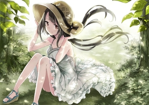 黒髪の二次エロ画像を愛でる。
