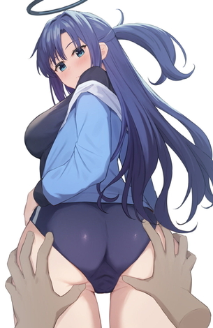 「…満足かい？」パンティや水着、スパッツの布地越しのお誘いくぱぁ画像♡