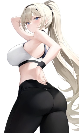 【２次】ポニーテールの可愛い女の子のエロ画像その３２