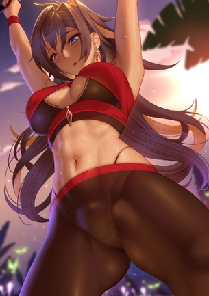 【二次】お腹、おへそのエロ画像まとめ Part４７
