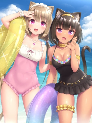 【非・微エロ】無邪気な猫耳美少女の二次画像詰め合わせ その１５