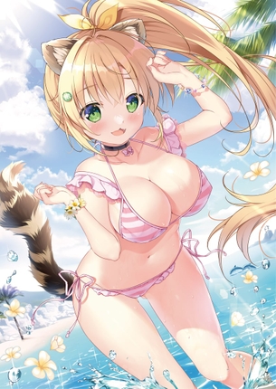 【非・微エロ】色鮮やかな水着を身に着けた女の子の二次画像まとめ その１１