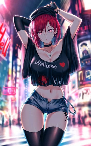 【二次元】ホットパンツ・ショートパンツを履いた美少女達のエロ画像 Part.11 50枚