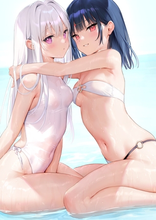 【画像】こういう、水着特有のぴちぴち質感がたまらんよなwwwwwwwwwww