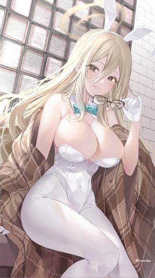 バニーガールの二次フェチ画像。