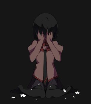 物語シリーズの二次元エロ画像。