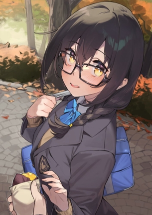 【二次】黒髪女子画像　その５２