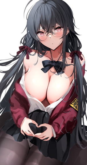 【画像】性的に描かれまくっている、巨乳女の子の二次イラストまとめ